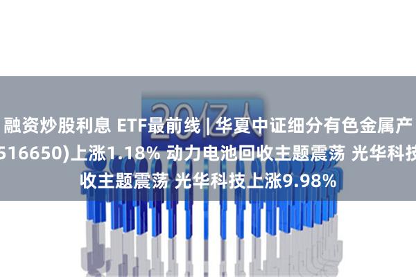 融资炒股利息 ETF最前线 | 华夏中证细分有色金属产业主题